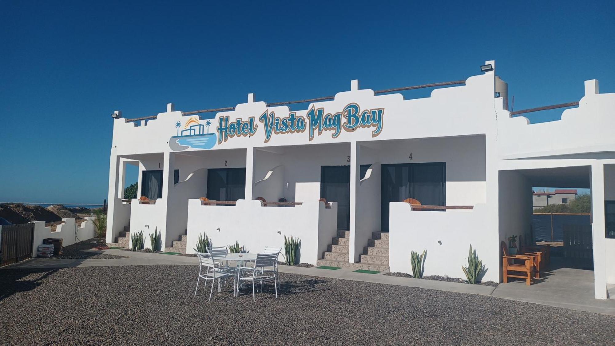 Hotel- Whale Tours And Sport Fishing Vista Mag-Bay Puerto San Carlos Eksteriør billede